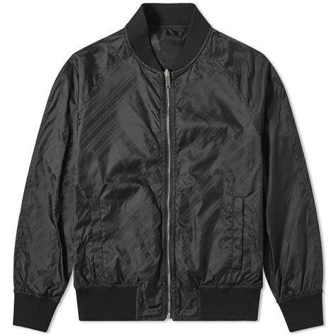 givenchy bomber nylon bambina|Nylon bomber jacket in black .